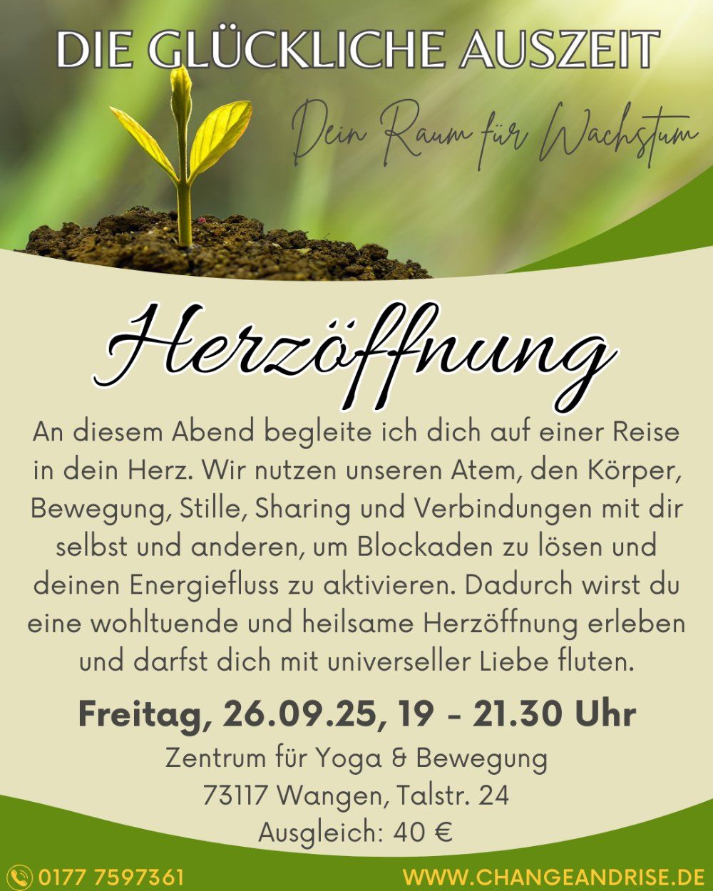 Event image for HERZÖFFNUNG - Die Glückliche Auszeit